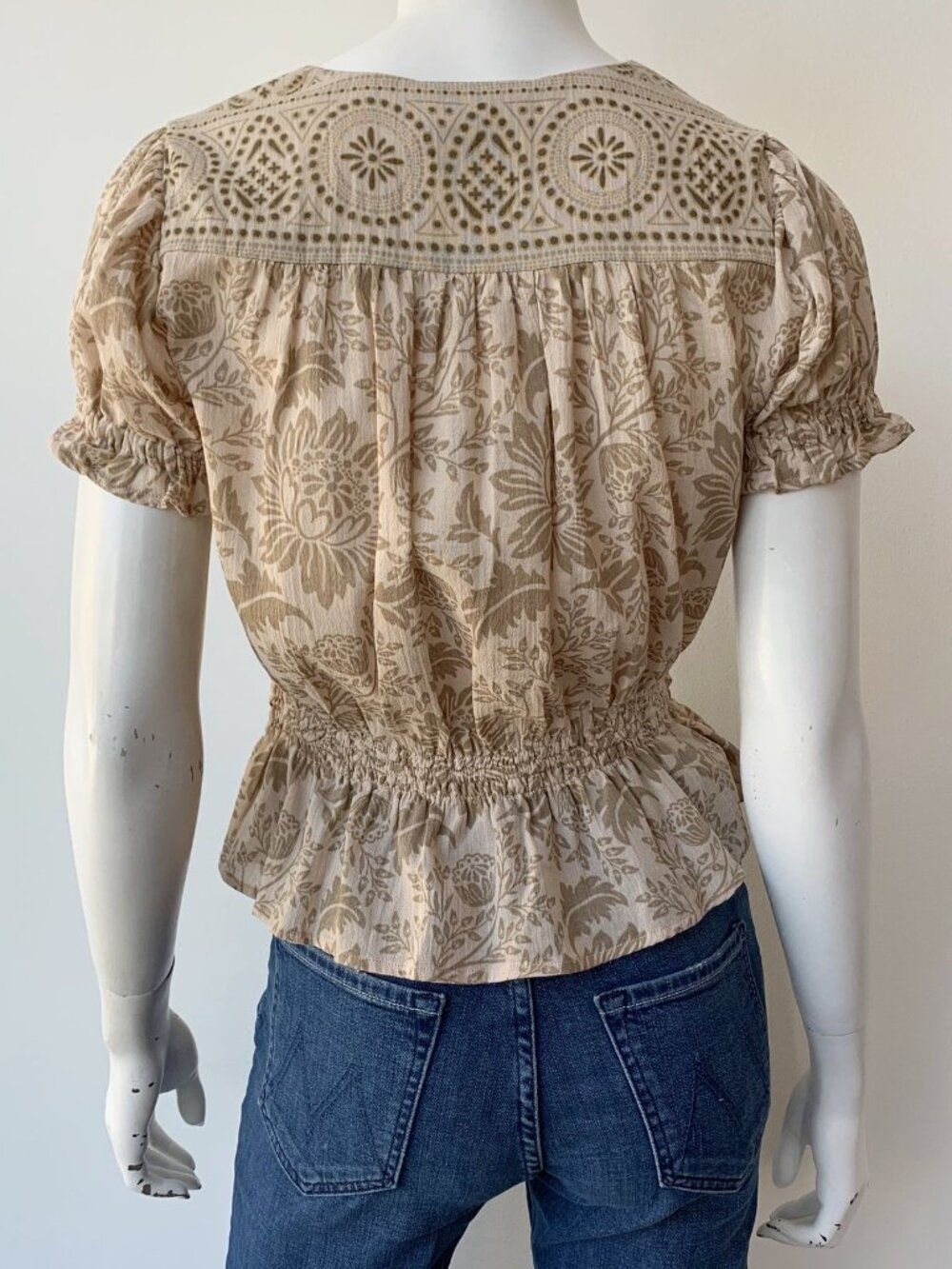 Spell & the Gypsy - Lioness Cap Sleeve Blouse (size Small) - Picture 5 of 10